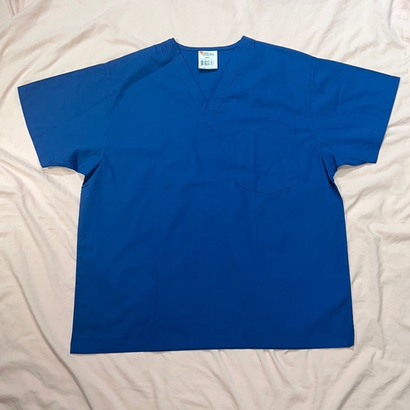 AllHeart V-Neck Top & Drawstring Pant Scrub Set - Picture 3 of 11